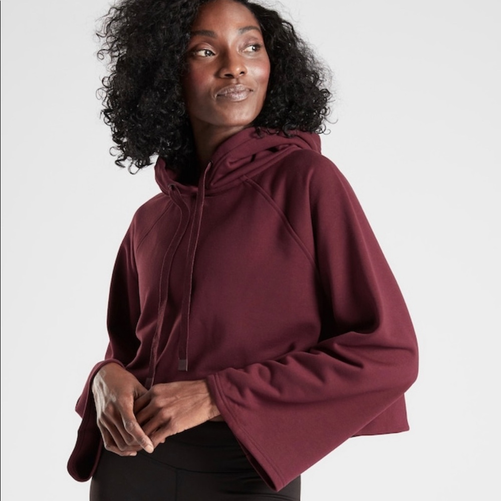 Athleta steady state crop sweatshirt